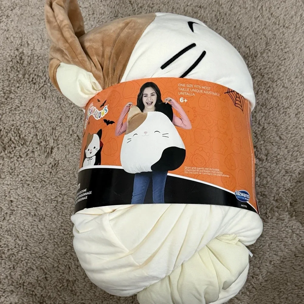 Squishmallows Cam the Cat One Size Kids Costume Plush for Halloween Cosplay